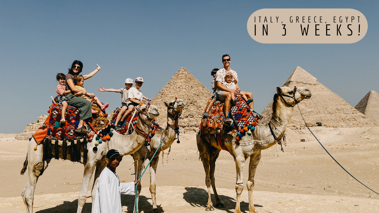 Vlog: “Dawn of Civilization Trip” – Italy, Greece, and Egypt in 3 Weeks!